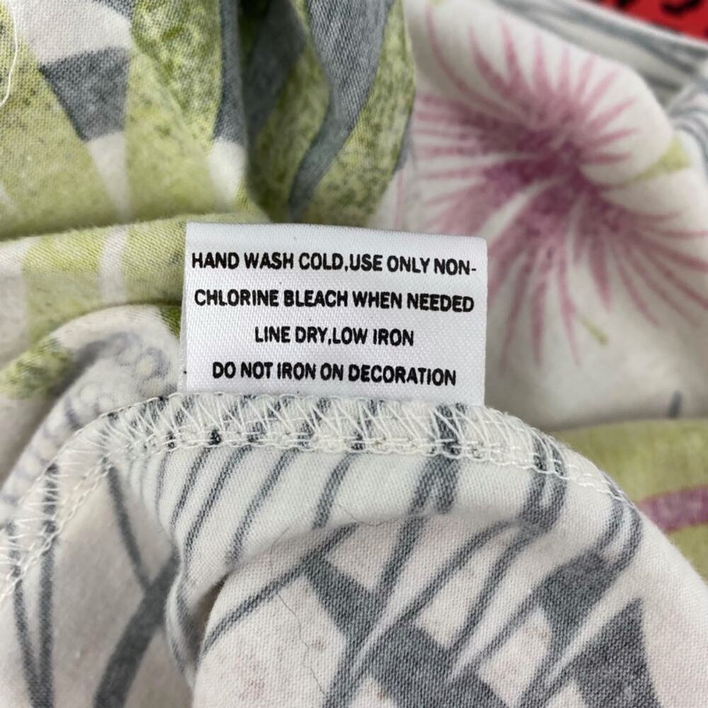 Joyous & Free Tropical Floral Print Sleeveless‎ Mini Dress Women's Size S - Picture 8 of 8